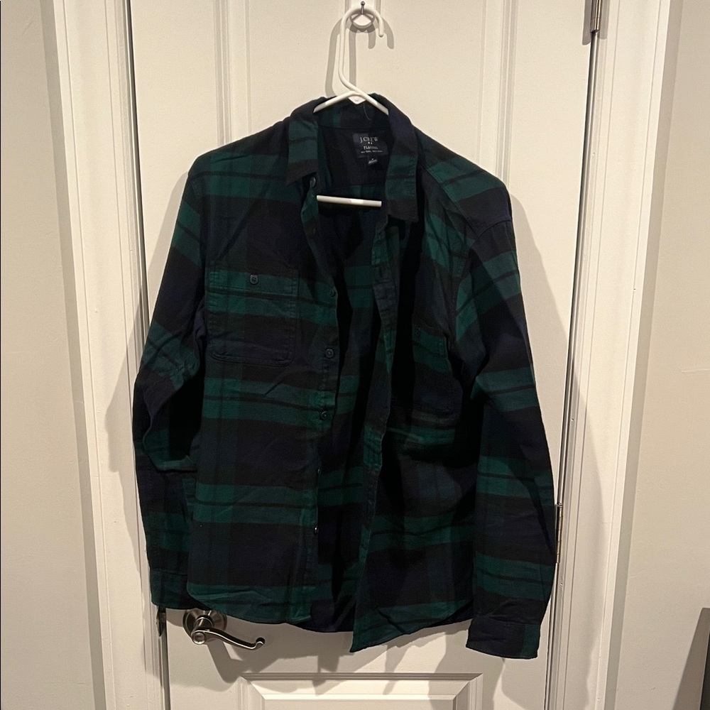 J. Crew flannel mens size medium in like new condition